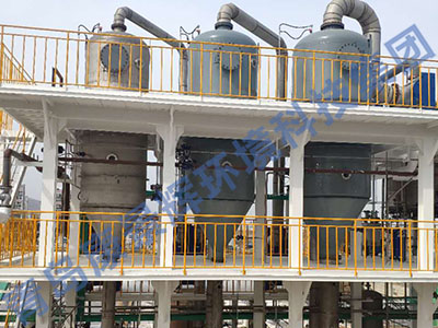 河南三效蒸发器安装现场 河南三效蒸发器安装现场